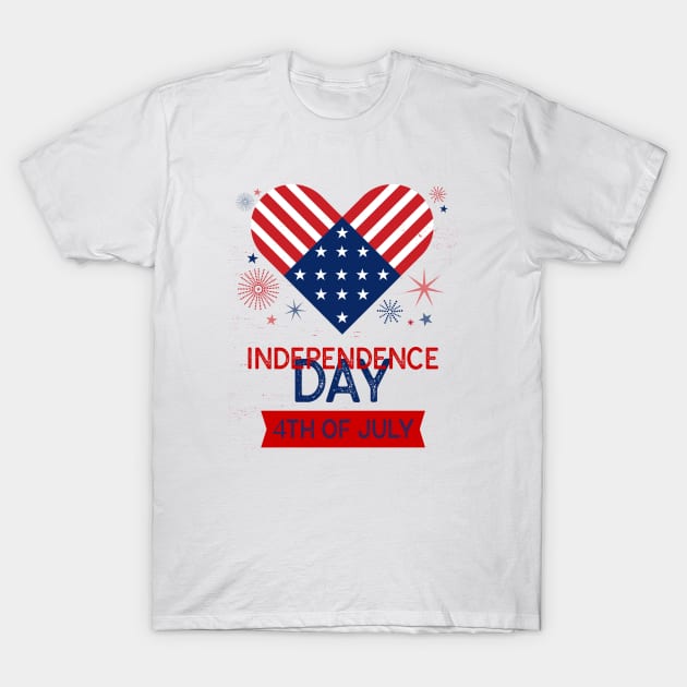 4th Of July Independence Day T-Shirt by MIRO-07